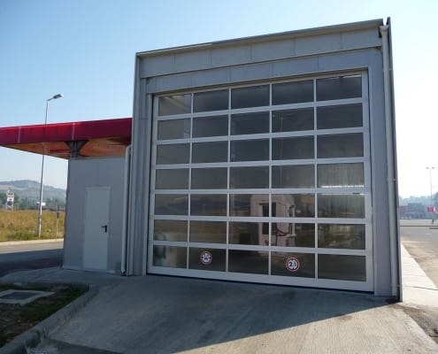 Usi spalatorie auto, Polus Mall, Cluj, Sectionale