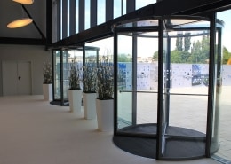 The Office, Cluj, Blasi, Usi rotative automate, usi sticla, cladire birouri