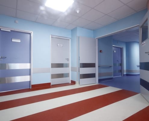 Ușă medicală de salon, usa de spital