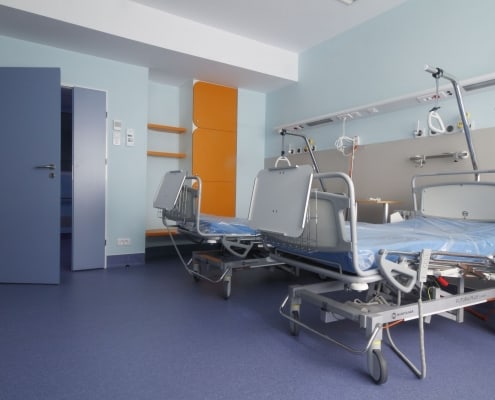 Ușă medicală de salon, usi spital, usi camere curate