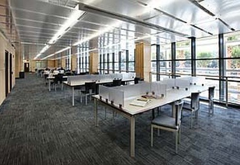 Library West interior