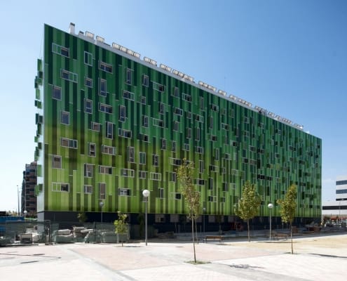 Somos Madrid, policarbonat, Clădiri comerciale și de birouri, policarbonat, sisteme de policarbonat
