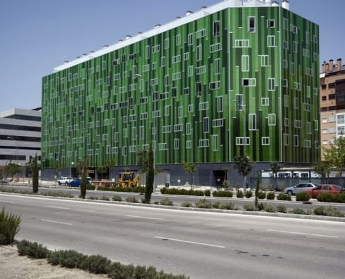 Clădiri comerciale și de birouri, policarbonat, sisteme de policarbonat