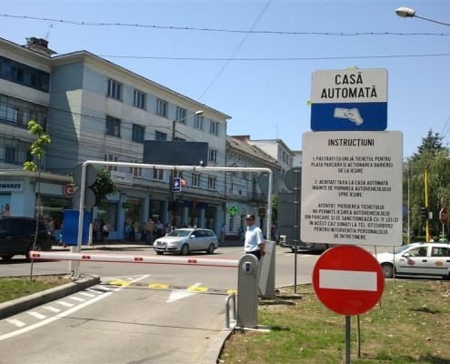 Parcare automată, Piața Mihai Viteazul, Cluj Napoca