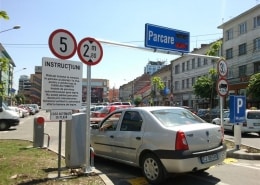 Parcare automată, Piața Mihai Viteazul, Cluj Napoca