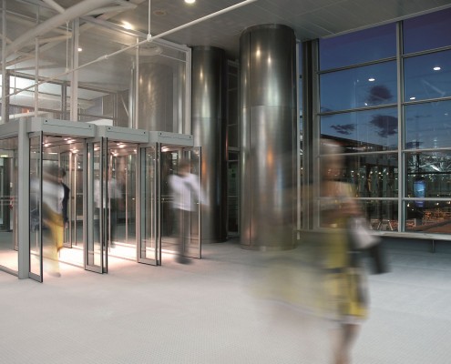 FlipFlow, Aeroporturi și gări, usi securizate, usi automate, usi acces controlat