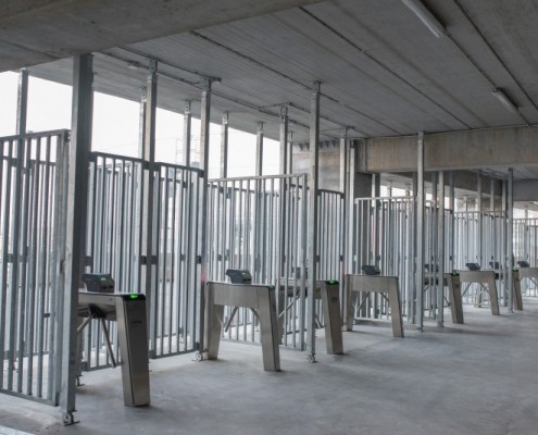 Accesul în noul stadion din Craiova prin scanarea biletului - sistem de ticketing