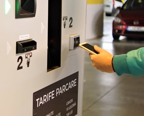 Plata taxa de parcare cu telefonul mobil