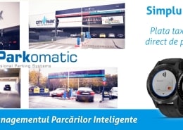 plata parcarii cu smartwatch