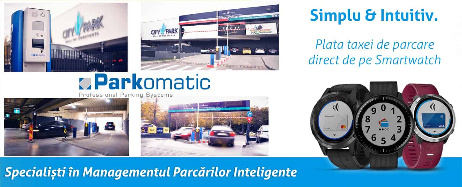 plata parcarii cu smartwatch