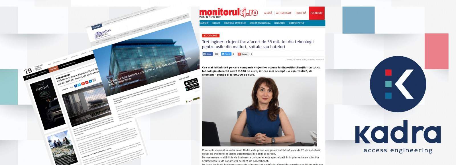Despre noua identitate KADRA, în Monitorul de Cluj