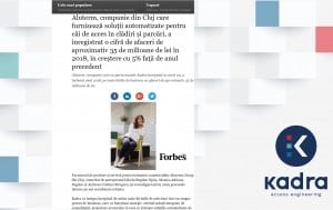 FORBES ROMANIA scrie despre KADRA