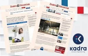 KADRA pe coperta Ziarului Financiar finala