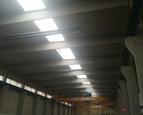 Luminatoare fixe și modulare KADRA montate la ASA Cons Romania