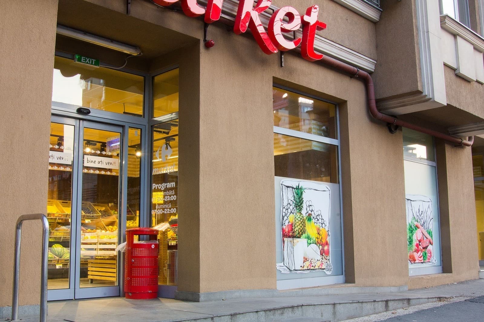 usi automate glisante carrefour market, us glisanta automata