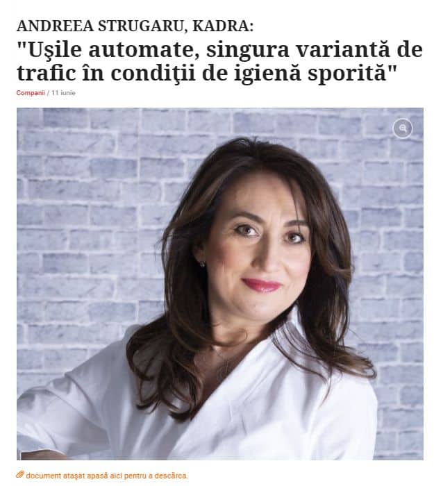 Uşile automate, singura variantă de trafic în condiţii de igienă sporită