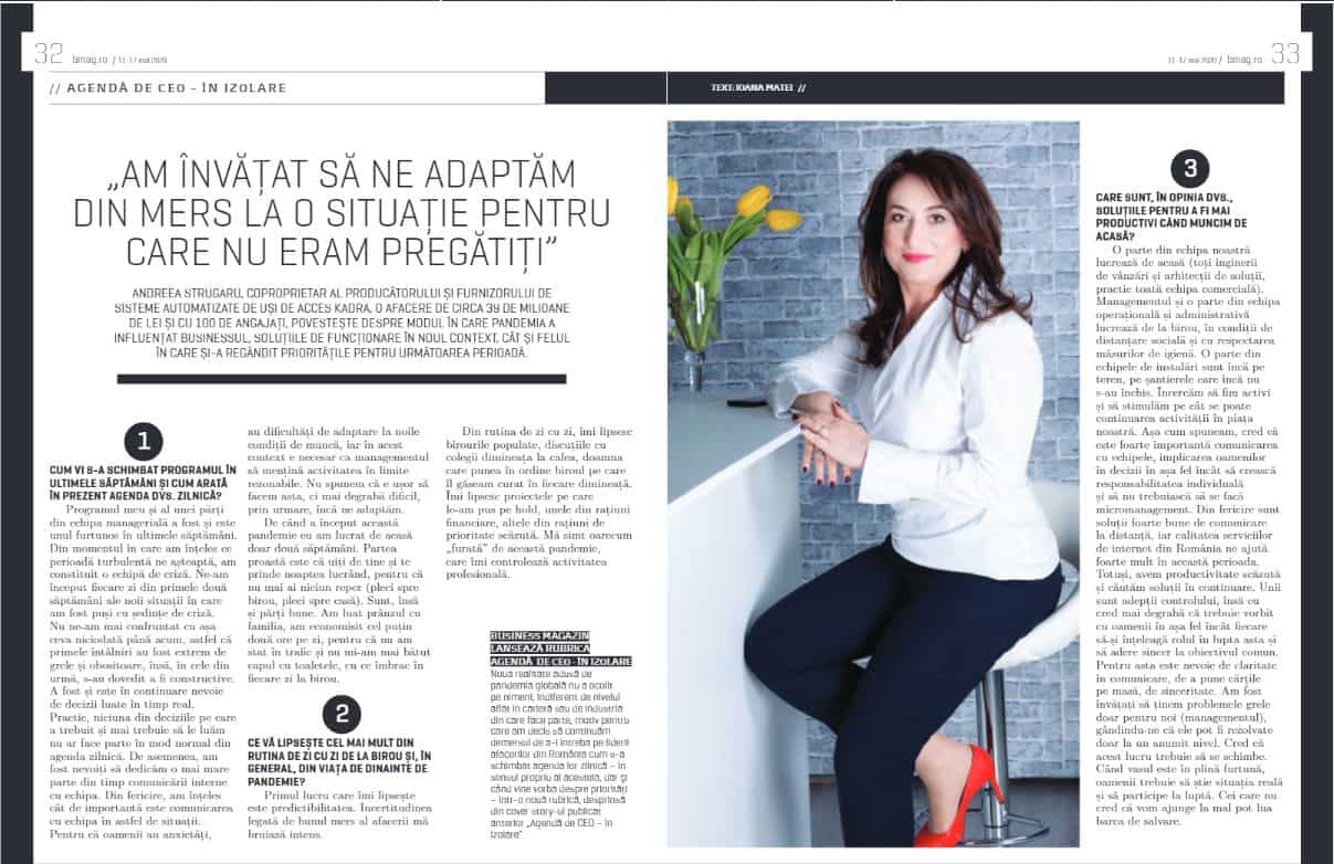 Am învățat să ne adaptăm din mers la o situație pentru care nu eram pregătiți