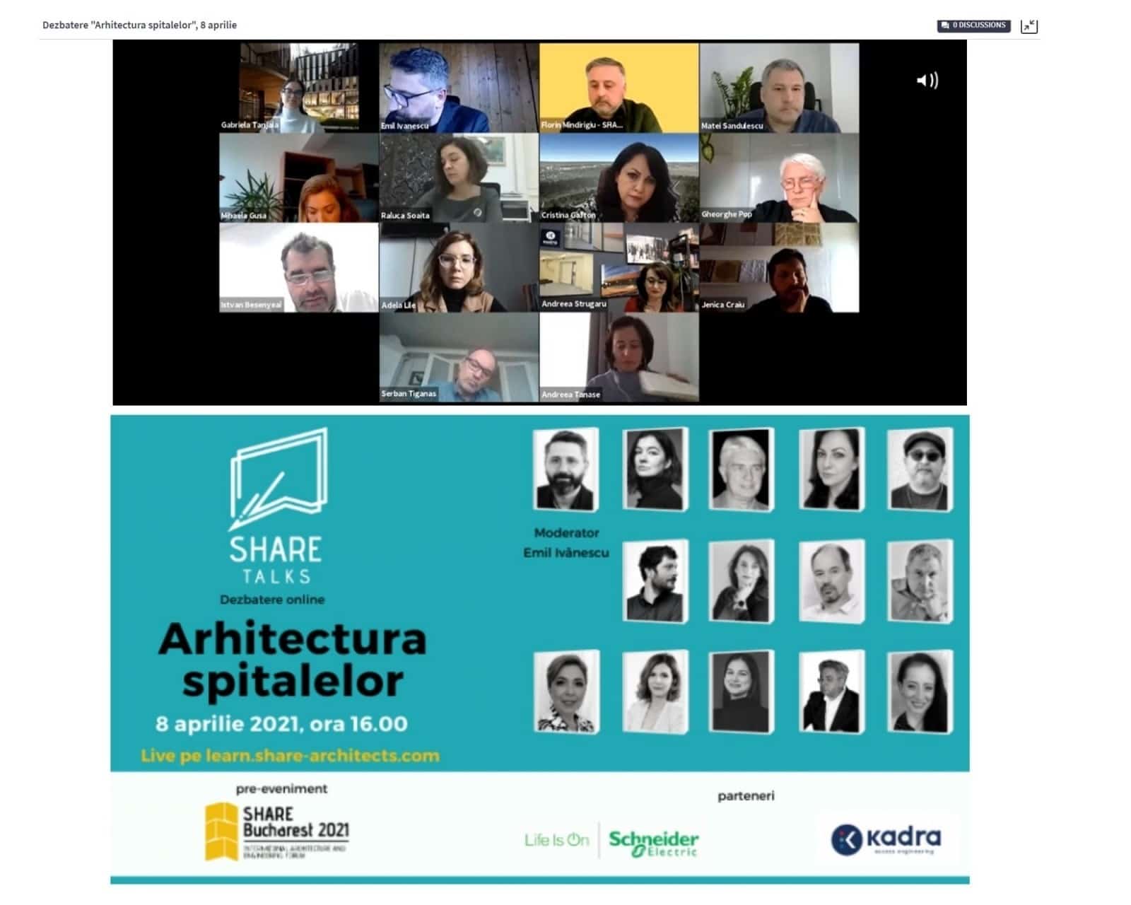 Evenimentul Arhitectura Spitalelor 2021
