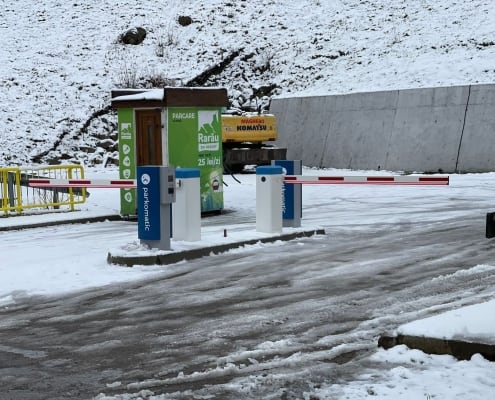 Sistem de parcare Parkomatic la domeniul schiabil Rarău (1)