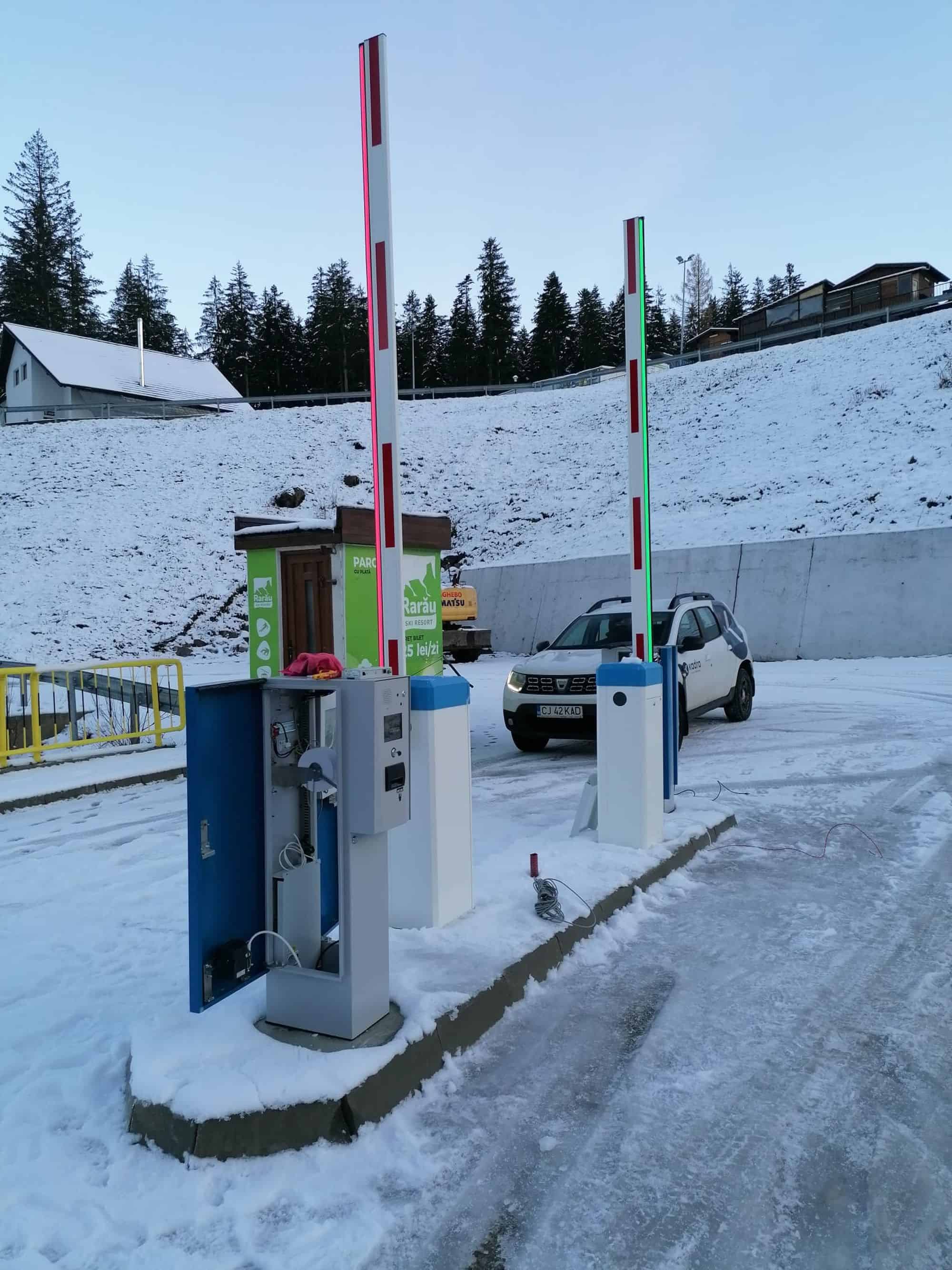 Sistem de parcare Parkomatic la domeniul schiabil Rarău (2)