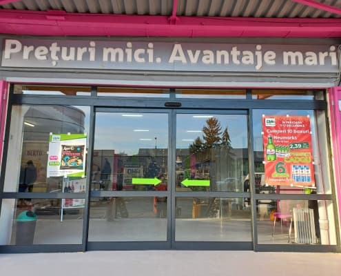Uși automate de la KADRA pentru OBLIO Târgu Mureș