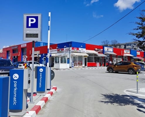 Sistem de parcare automat și stație de încărcare a vehiculelor electrice